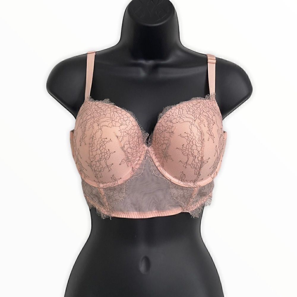 Victoria’s Secret Balconet Longline Cage Strap Bra